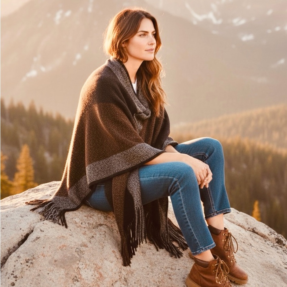 RIAH FASHION PONCHO